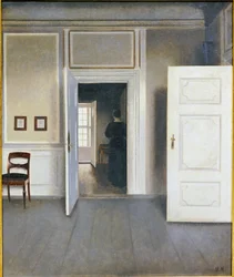 Vrouw in een interieur, Strandgade 30, 1901