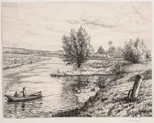 Partij bij de Marne-rivier