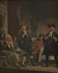 Holberg woont een repetitie bij van Erasmus Montanus