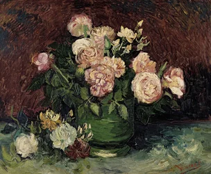 Rozen en pioenrozen, 1886