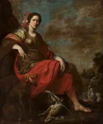 Diana de jageres (zonder het frame)