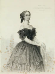 Portret van keizerin Eugenie