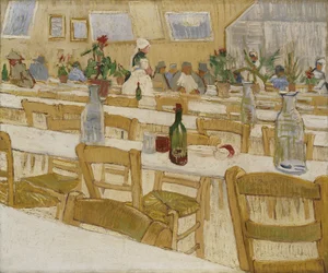 Een restaurantinterieur, 1887-88