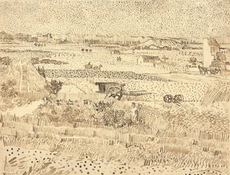 Oogst - De vlakte van La Crau, 1888