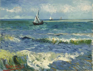 Zeegezicht nabij Les Saintes-Maries-de-la-Mer