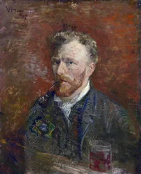 Zelfportret met bril door Vincent van Gogh (1853-1890)