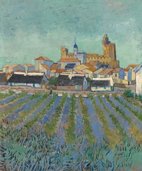 Uitzicht op Saintes-Maries-de-la-Mer