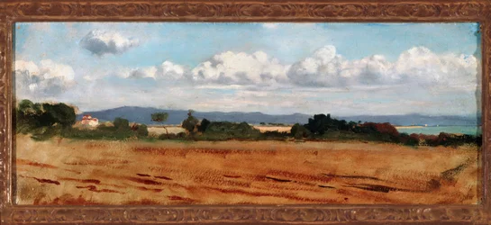 Landschap met wolken in Castiglioncello