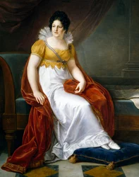Portret van Maria Luisa van Spanje, Hertogin van Lucca