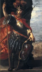 Portret van Athaulf koning van de Visigoten