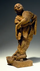 Zanger, door Vincenzo Gemito, terracotta beeld, Italië