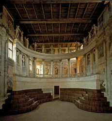 Renaissance architectuur: uitzicht op het Olympisch Theater