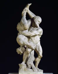 Hercules en Diomedes - De worstelaars