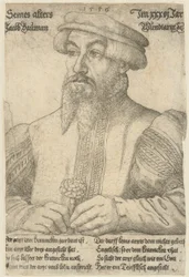 Portret van Jakob Baumann