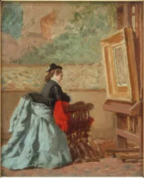 In het atelier