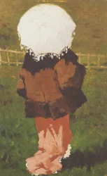 Vrouw met een zonnescherm