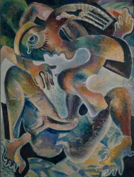 Naakt in een Abstractie, 1926