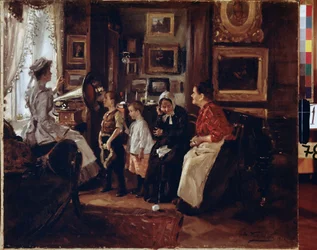 Bij de grammofoon