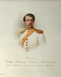 Portret van Graaf Viktor Yegorovich Kankrin (Uit het Album van de Keizerlijke Paardengarde)