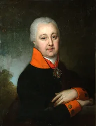 Portret van Nikolai Mikhailovich Yakovlev