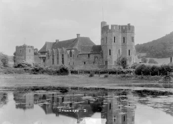 Stokesay Castle, Shropshire, ca. 1930