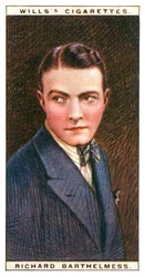 Richard Barthelmess 1895-1963, Amerikaanse filmster, 1928