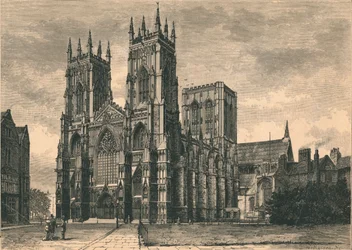 Uitzicht op York Minster, 19e eeuw