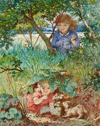 Verstoppertje, c.1880