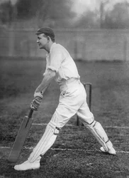 Mr. P.F. Warner, Middlesex en Engelse cricketspeler, ca. 1899