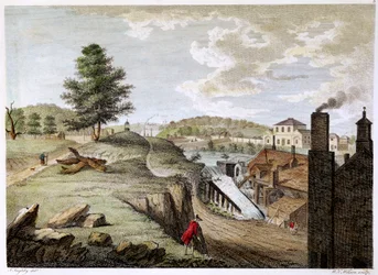 Greenfield Brass Mill nabij Holywell, Flintshire, Wales