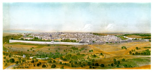 Panorama van Jeruzalem