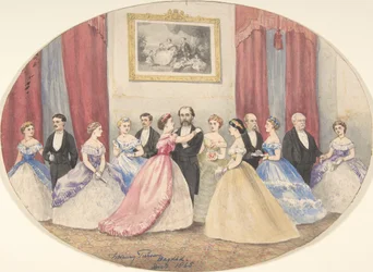 Britse ontvangst in Bagdad, 1865