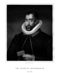 Sir Francis Walsingham, spionnenmeester van koningin Elizabeth I, 1824.