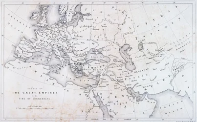 De grote rijken in de tijd van Karel de Grote, ca. 1850