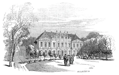 Paleis van Tenneburg - uit de tekening van Zijne Koninklijke Hoogheid Prins Albert