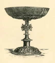 Zilveren tazza, begin 17e eeuw, 1881