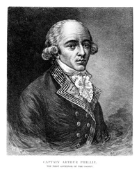 Arthur Phillip, Britse admiraal en koloniale gouverneur, 1886