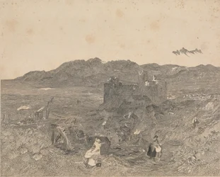 Harlech Kasteel, Noord-Wales