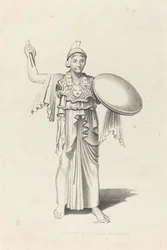Minerva, van een bronzen beeld door Daedalus