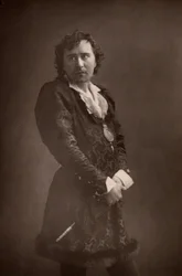 Herbert Beerbohm Tree (1853-1917) Engels acteur-manager. Oprichter van de Royal Academy of Dramatic Art (RADA)