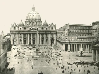 Sint-Pietersbasiliek en het Vaticaan, Rome, Italië