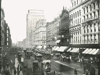 State Street, Chicago, VS, 1895
