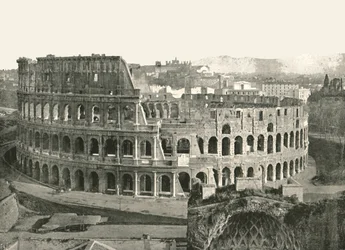 Het Colosseum, Rome, Italië, 1895