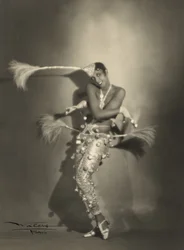 Josephine Baker, ca. 1927 (gelatinezilverdruk)