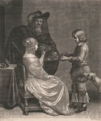 Dame, Ridder en een Page