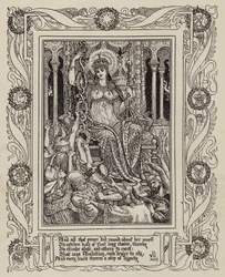 Pagina uit nieuwe geïllustreerde editie van Spenser