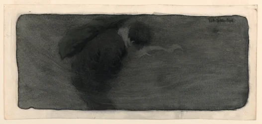 Man in een storm