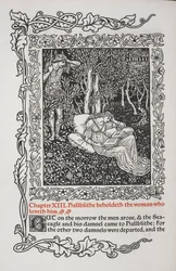 Hoofdstuk XIII. Hallblithe aanschouwt de vrouw die van hem houdt.