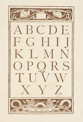 Letters van het alfabet. The Golden primer.
