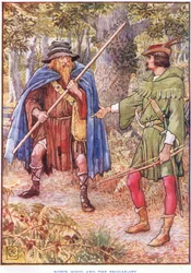Robin Hood en de bedelaar, ca. 1920